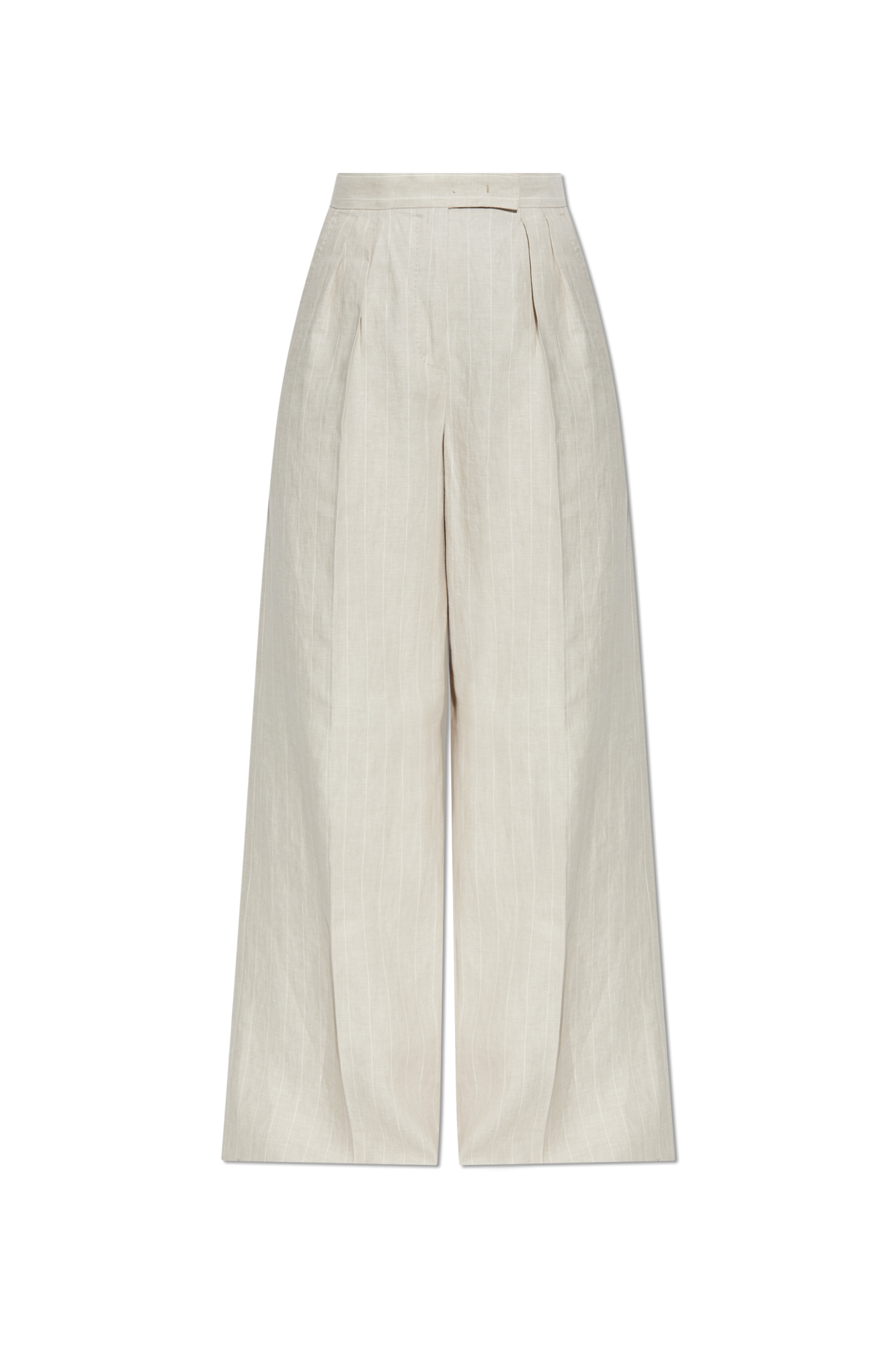 Cream Trousers Rauche Max Mara - Vitkac AS